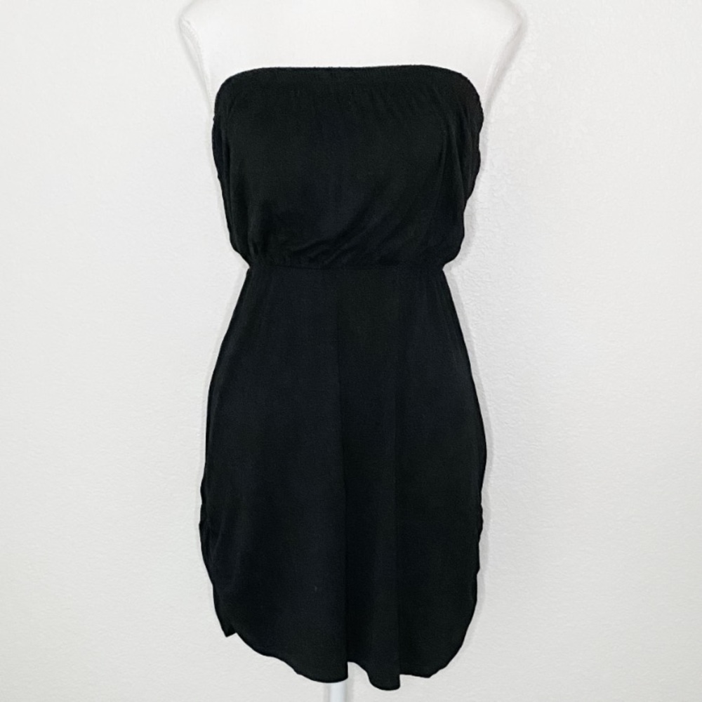 NWT Guess Black Strapless Casual Dress